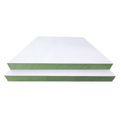 Varios tamaños de madera plain MDF Blanco MDF mesa de café con superficie de papel de melamina