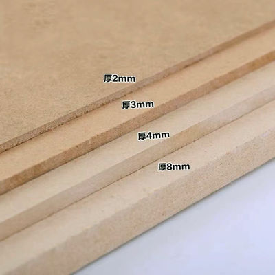 Fibra de madera de 1,5-25 mm de espesor Melamina MDF/ Tarjeta de MDF en bruto para muebles personalizables