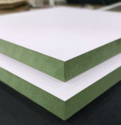 Fibra de madera de 18 mm Blanco de colores cerezo Mdf Tablero para muebles en espacios interiores Diseño