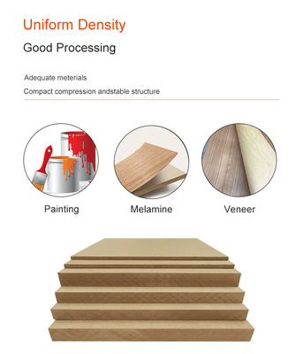Tablas duras de alta brillantez Melamina frente a MDF para sublimación Tipo de tabla de fibra de 6 mm