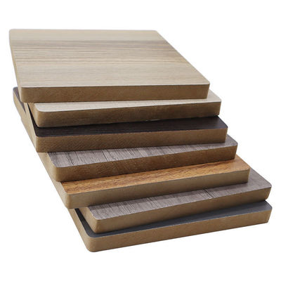 Tabla de melamina blanca Mdf Hdf Para muebles con pegamento E0 y recubrimiento duradero de melamina