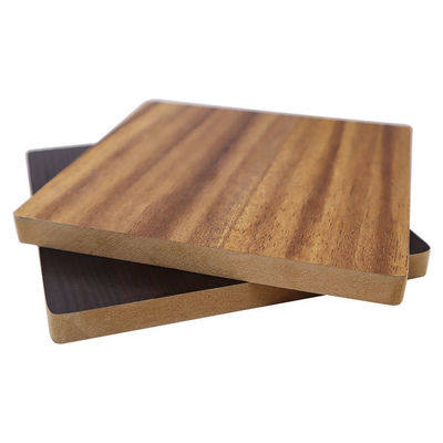 Tabla de melamina blanca Mdf Hdf Para muebles con pegamento E0 y recubrimiento duradero de melamina
