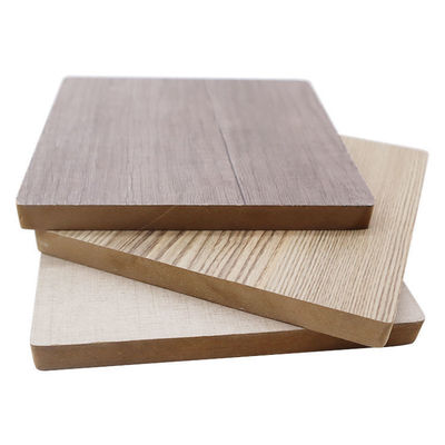 Tabla de melamina blanca Mdf Hdf Para muebles con pegamento E0 y recubrimiento duradero de melamina
