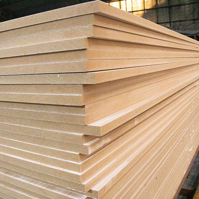Tabla de fibra de densidad media de 16 mm Blanco brillante/madera de grano de melamina Mdf para la fabricación de muebles